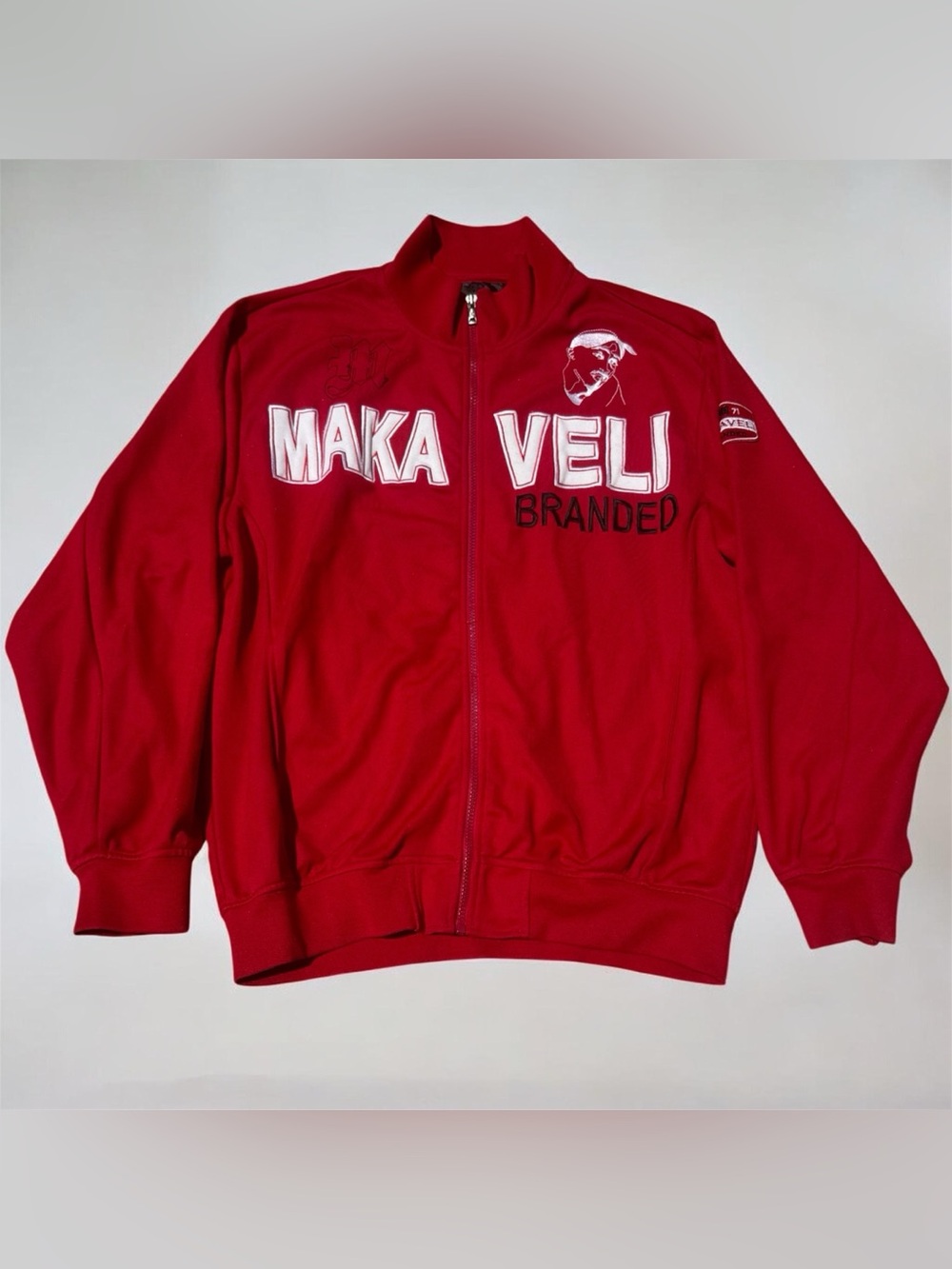 Makavelic Men's Red Jacket